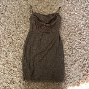 Windsor Brown Sparkly Mini Dress